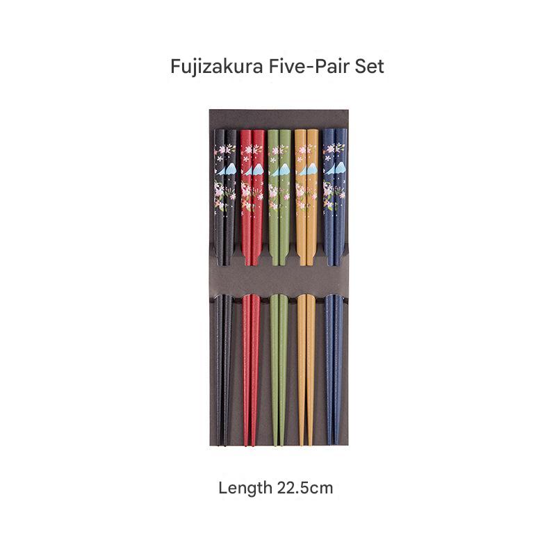Japanese Handmade Solid Wood Chopstick Set – Elegant & Non-Slip
