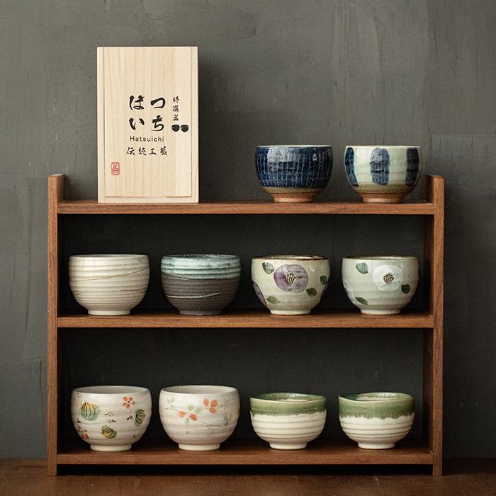 Japanese ceramic bowls with unique patterns