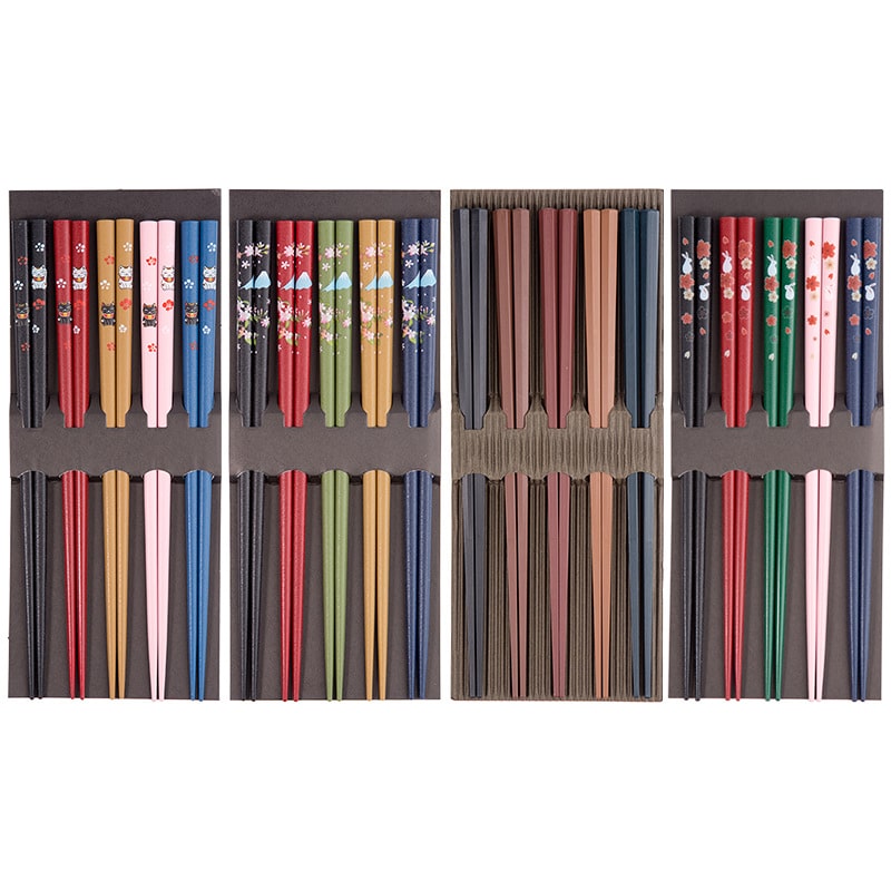 Japanese chopstick set in elegant gift packaging