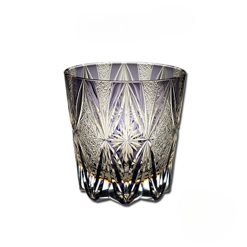 Lora’s Secret Vintage Crystal Whiskey Glass with European design, 280mL.