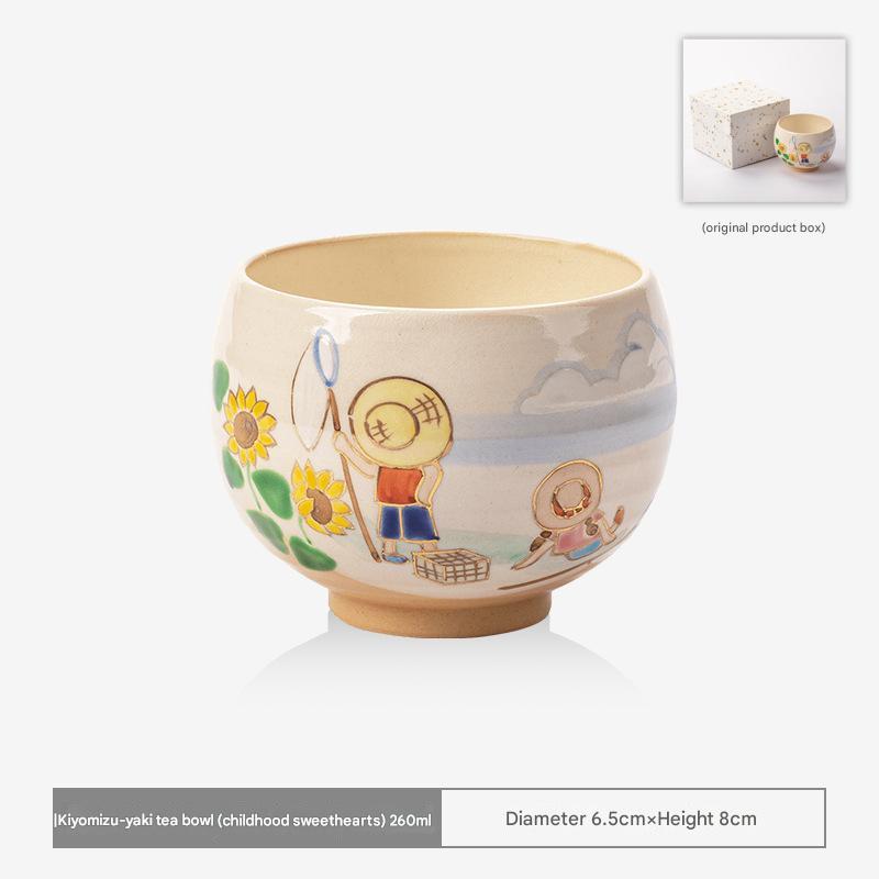 Whimsical Hand-Painted Ceramic Cups | Artistic Drinkware