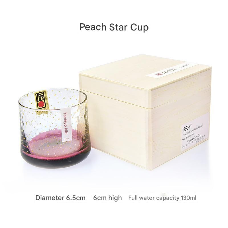 Handmade Japanese Starry Sky Glass Cup - Sasaki Yachiyo