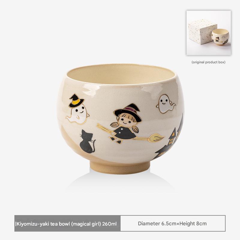 Whimsical Hand-Painted Ceramic Cups | Artistic Drinkware