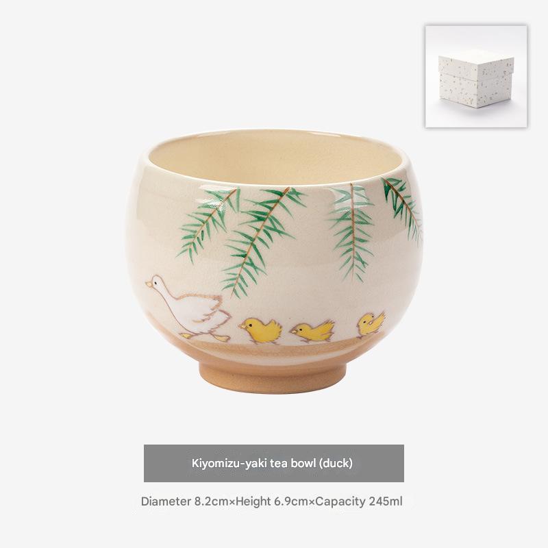 Whimsical Hand-Painted Ceramic Cups | Artistic Drinkware