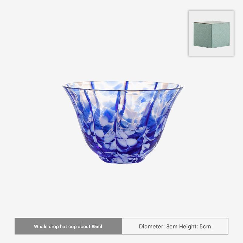 Handcrafted Artistic Glass Cups - Vibrant and Elegant