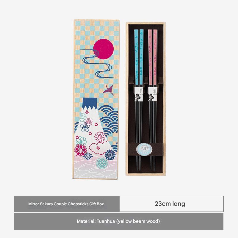 Japanese Art-Inspired Chopsticks Set – Elegant & Durable