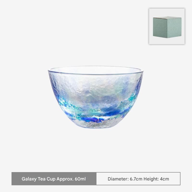 Handcrafted Artistic Glass Cups - Vibrant and Elegant