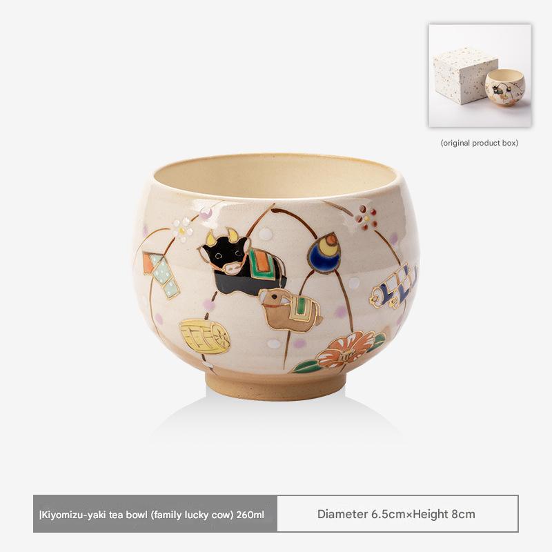 Whimsical Hand-Painted Ceramic Cups | Artistic Drinkware