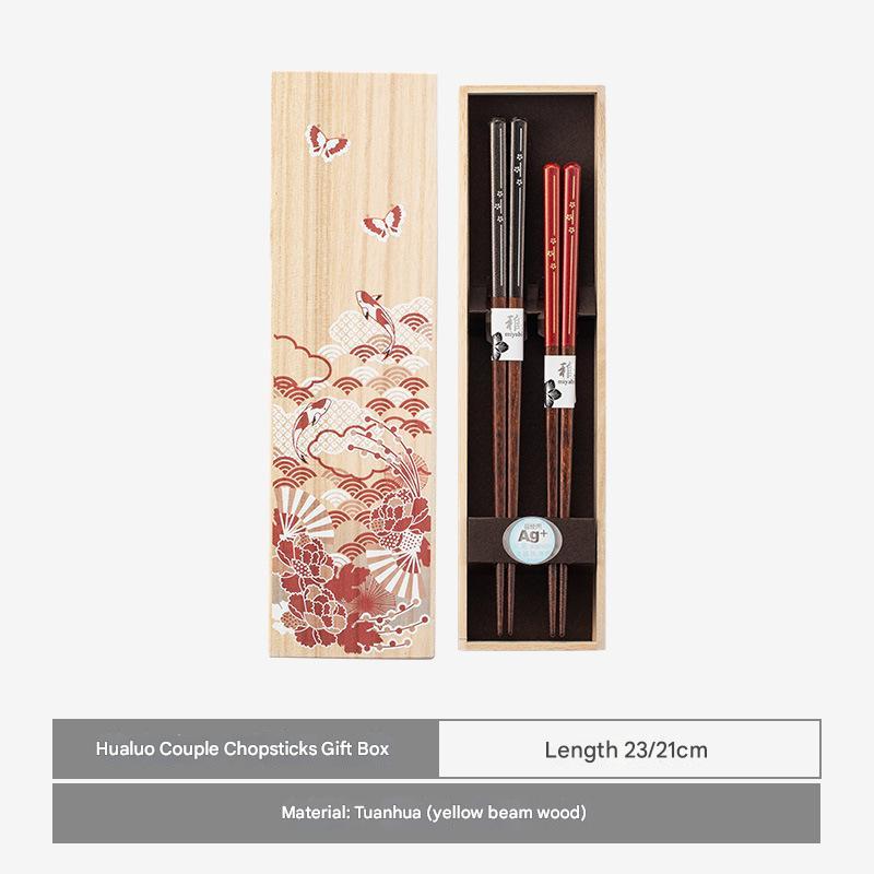 Japanese Art-Inspired Chopsticks Set – Elegant & Durable