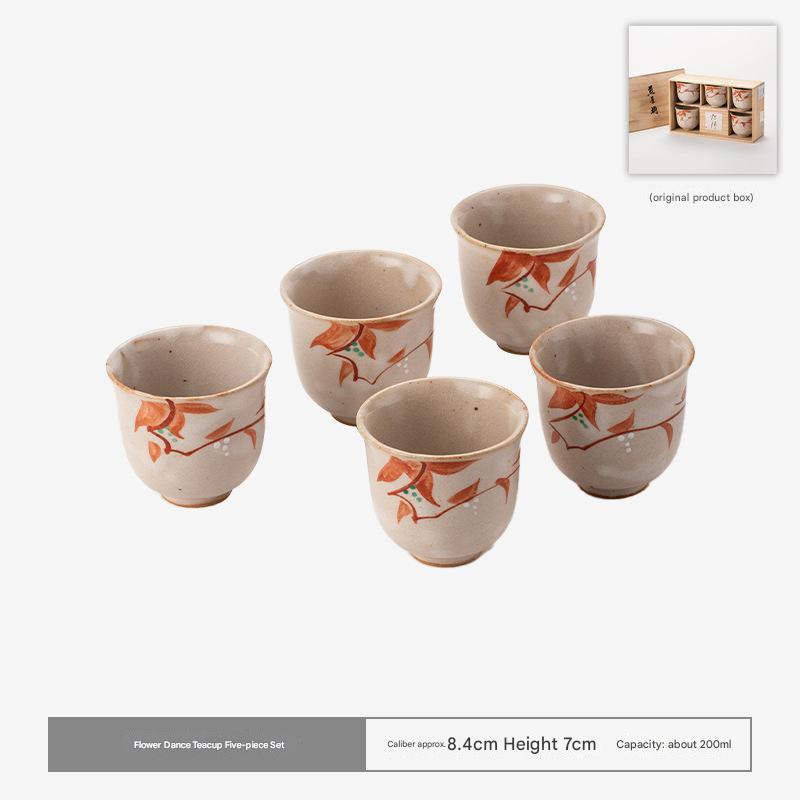 Japanese Ceramic Tea Cup Set | Hand-Painted & Gift-Ready