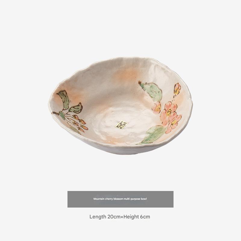 Hand-Painted Floral Artisan Bowls – Unique and Elegant