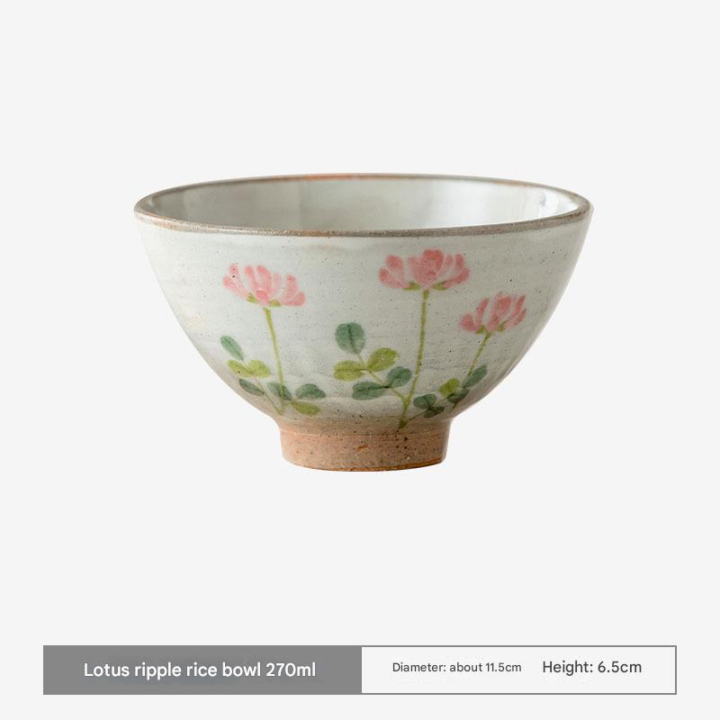 Minoware Hand-Painted Ceramic Ramen Bowls with Floral Designs | Elegant Dining