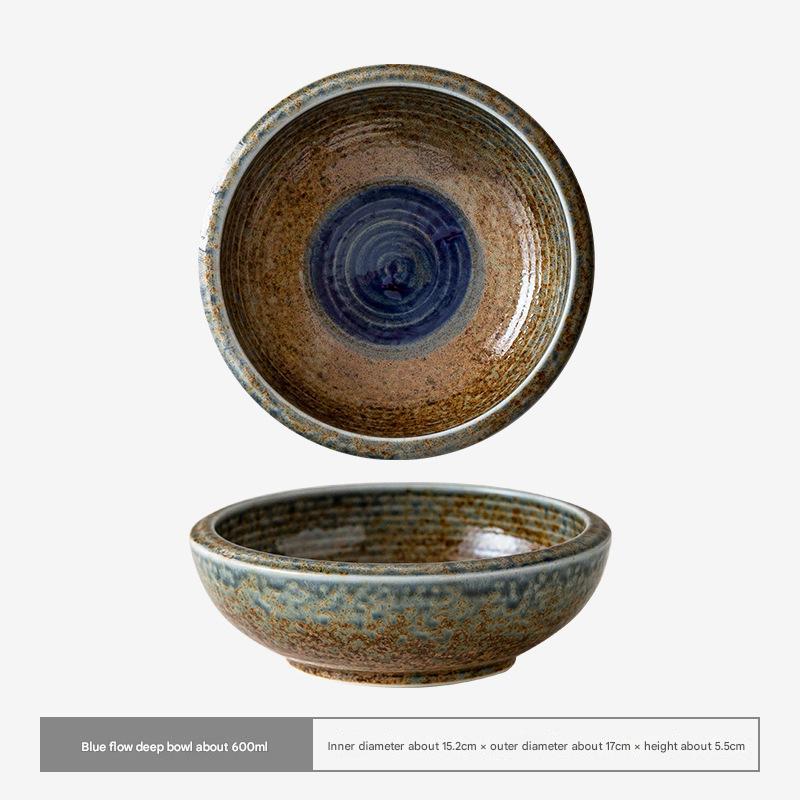 Elegant Deep Ceramic Bowl - Timeless & Durable Design