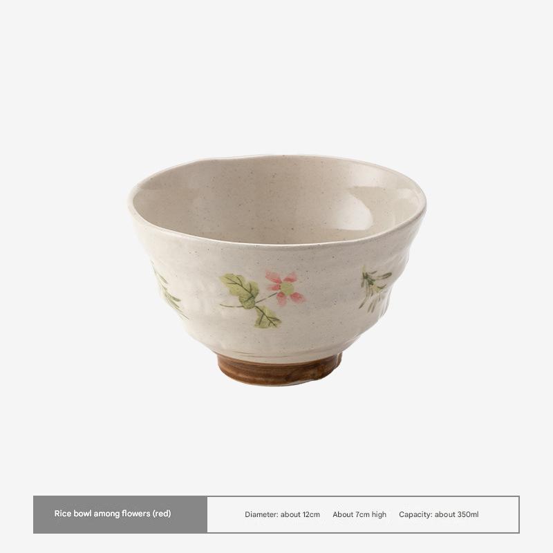 Handcrafted Floral Ceramic Bowl – Elegant & Versatile