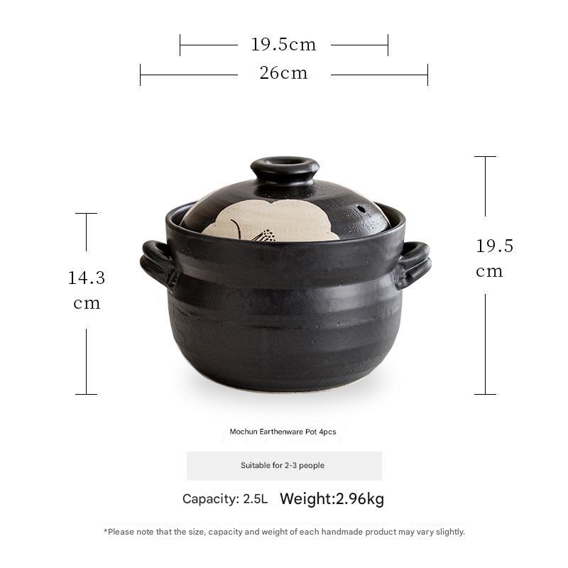 Wan Gu-yaki Japanese Earthen Casserole Pot – Double Layer Design