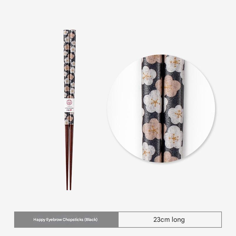 Handmade Cherry Blossom Wooden Chopsticks Set