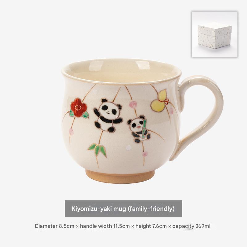 Whimsical Hand-Painted Ceramic Cups | Artistic Drinkware