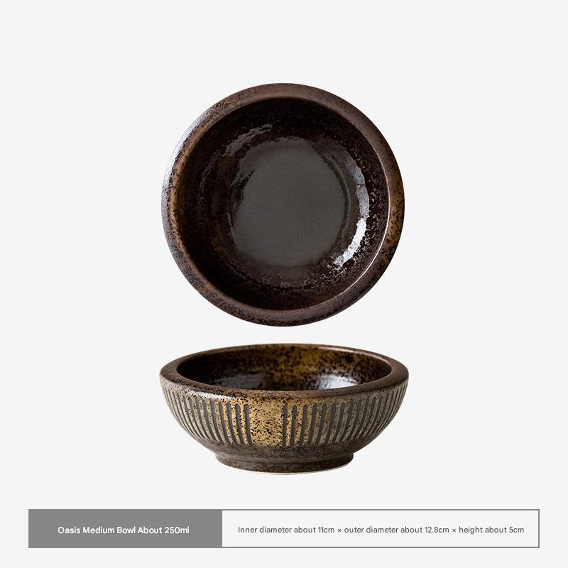 Elegant Deep Ceramic Bowl - Timeless & Durable Design