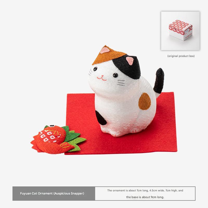 Authentic Japanese Fortune Cat Ornaments - Dragon Tiger Hall