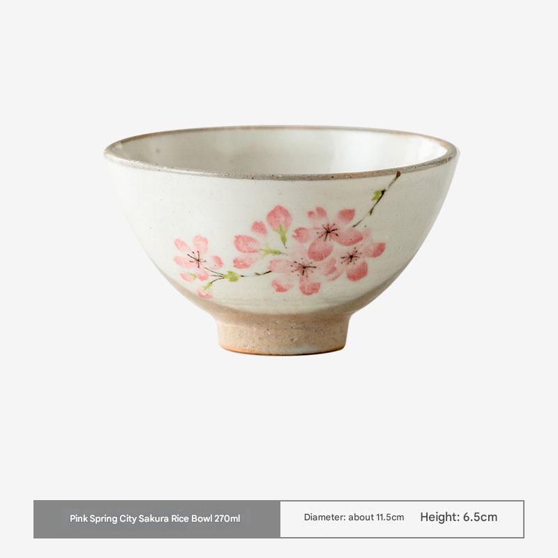 Minoware Hand-Painted Ceramic Ramen Bowls with Floral Designs | Elegant Dining