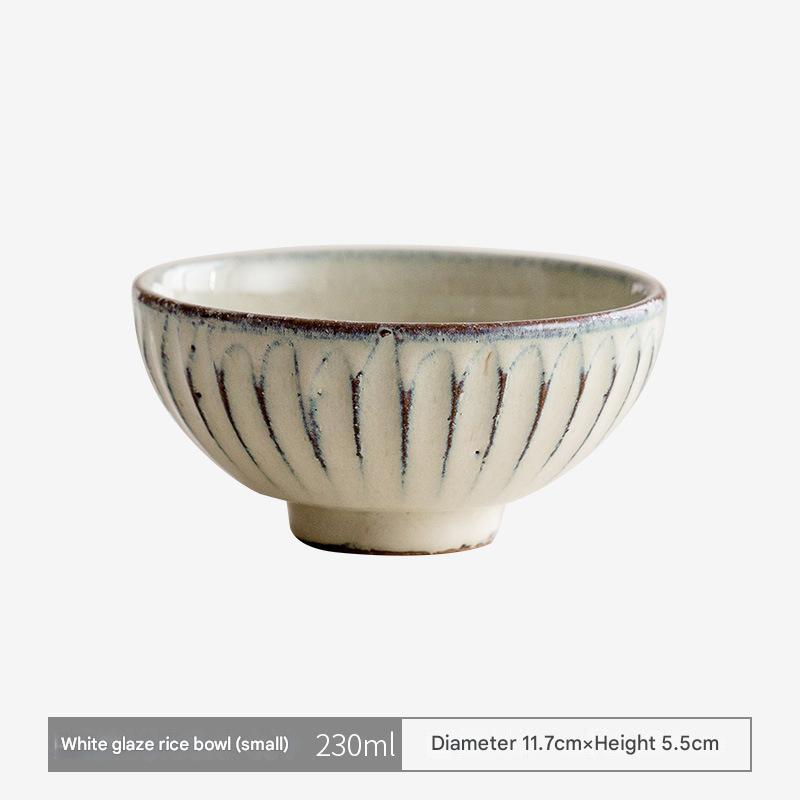 Elegant Ribbed Ceramic Ramen Bowls – Timeless Design