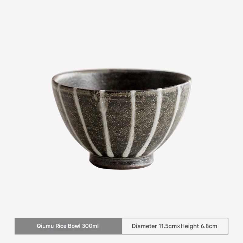 Elegant Ribbed Ceramic Ramen Bowls – Timeless Design