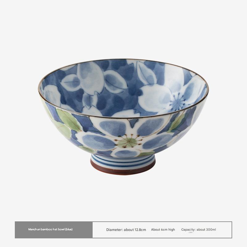 Handcrafted Floral Ceramic Bowls - Timeless Elegance