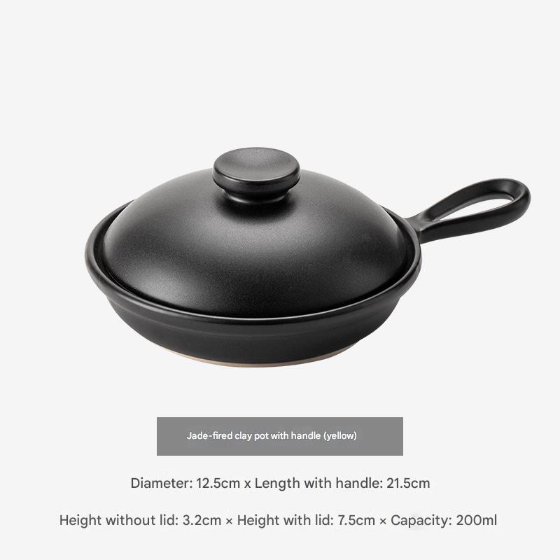 Japanese Ceramic Frying Pan – Compact & Heat-Resistant