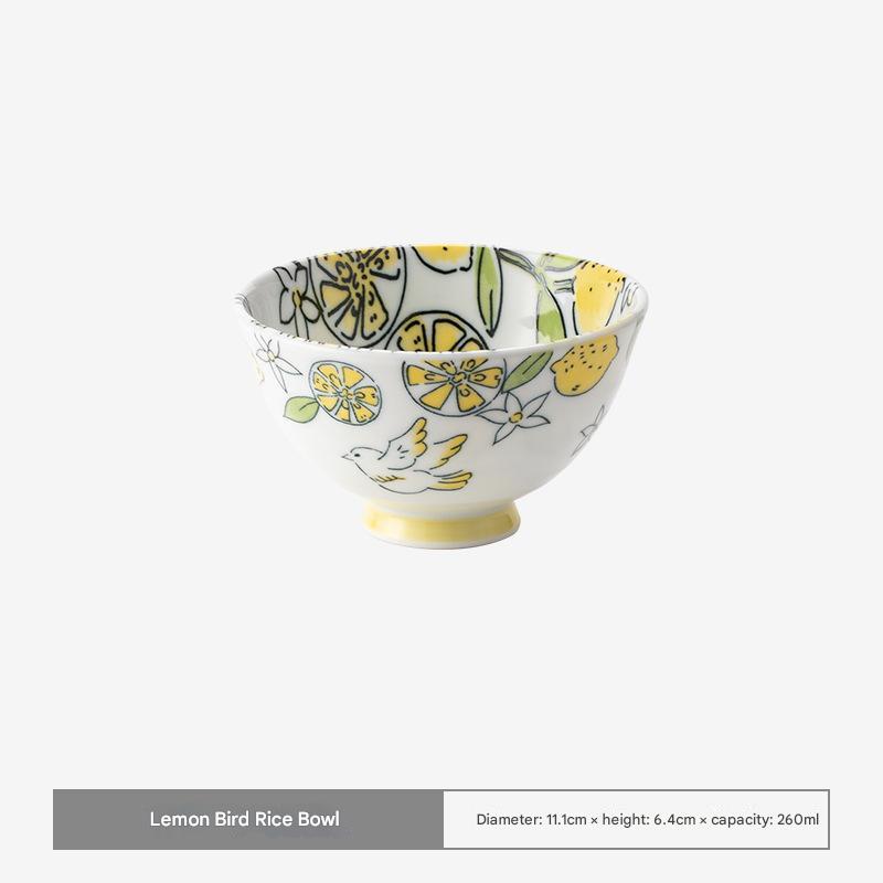 Handcrafted Floral Ceramic Bowls - Timeless Elegance