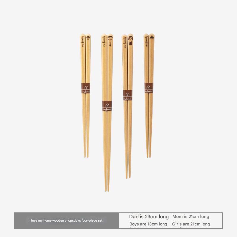 Family Bamboo Chopsticks - Sustainable & Unique Designs