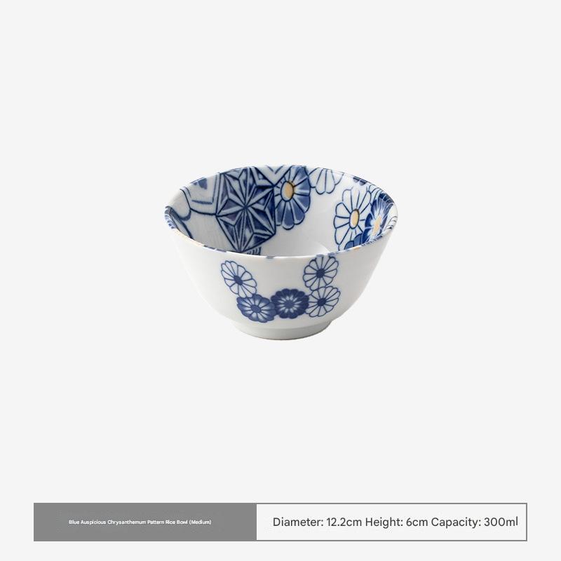 Handcrafted Floral Ceramic Bowls - Timeless Elegance