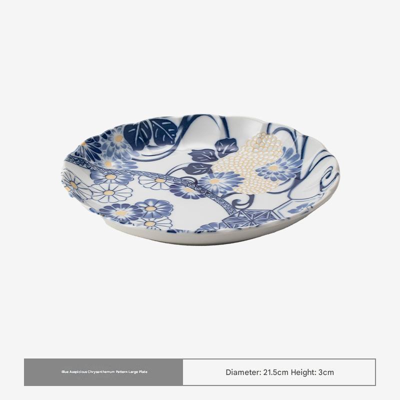 Handcrafted Floral Ceramic Bowls - Timeless Elegance