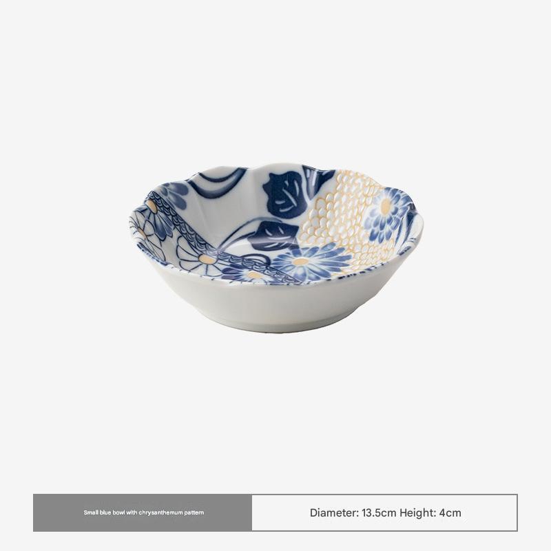 Handcrafted Floral Ceramic Bowls - Timeless Elegance