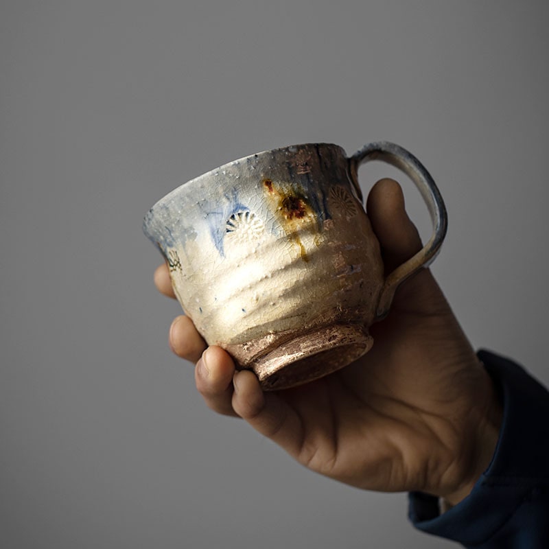 Eco-friendly ceramic drinkware with earthy glazes