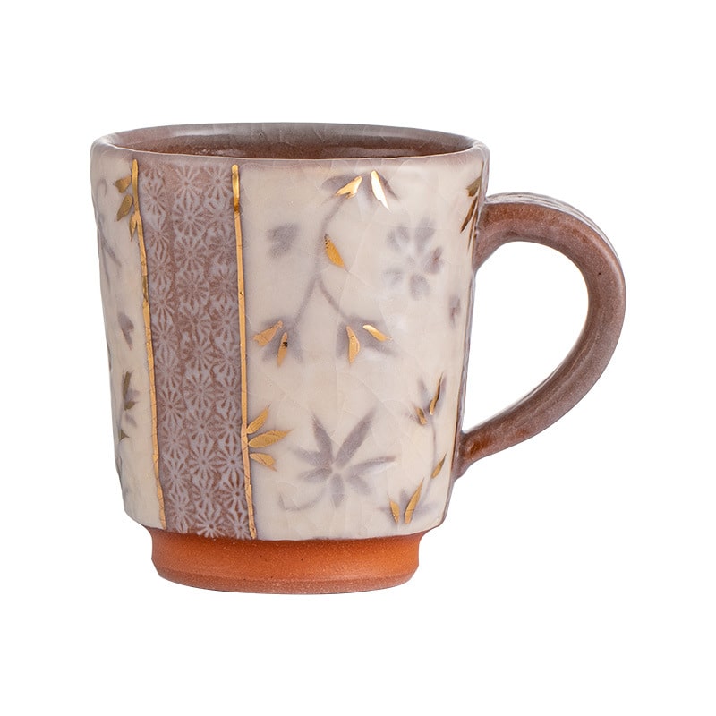 Elegant mug with a timeless design placed in a cozy setting.