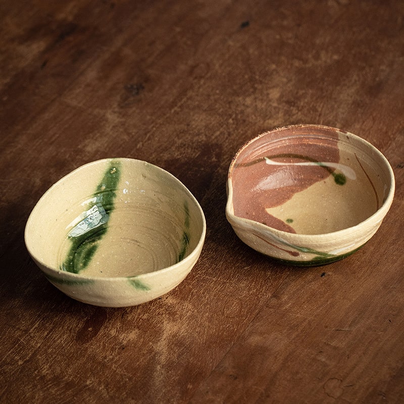 Hand-thrown ceramic bowl ideal for serving meals