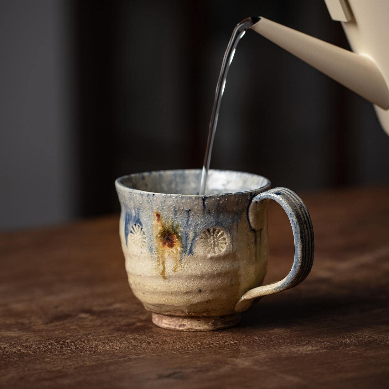 Eco-friendly ceramic drinkware with earthy glazes