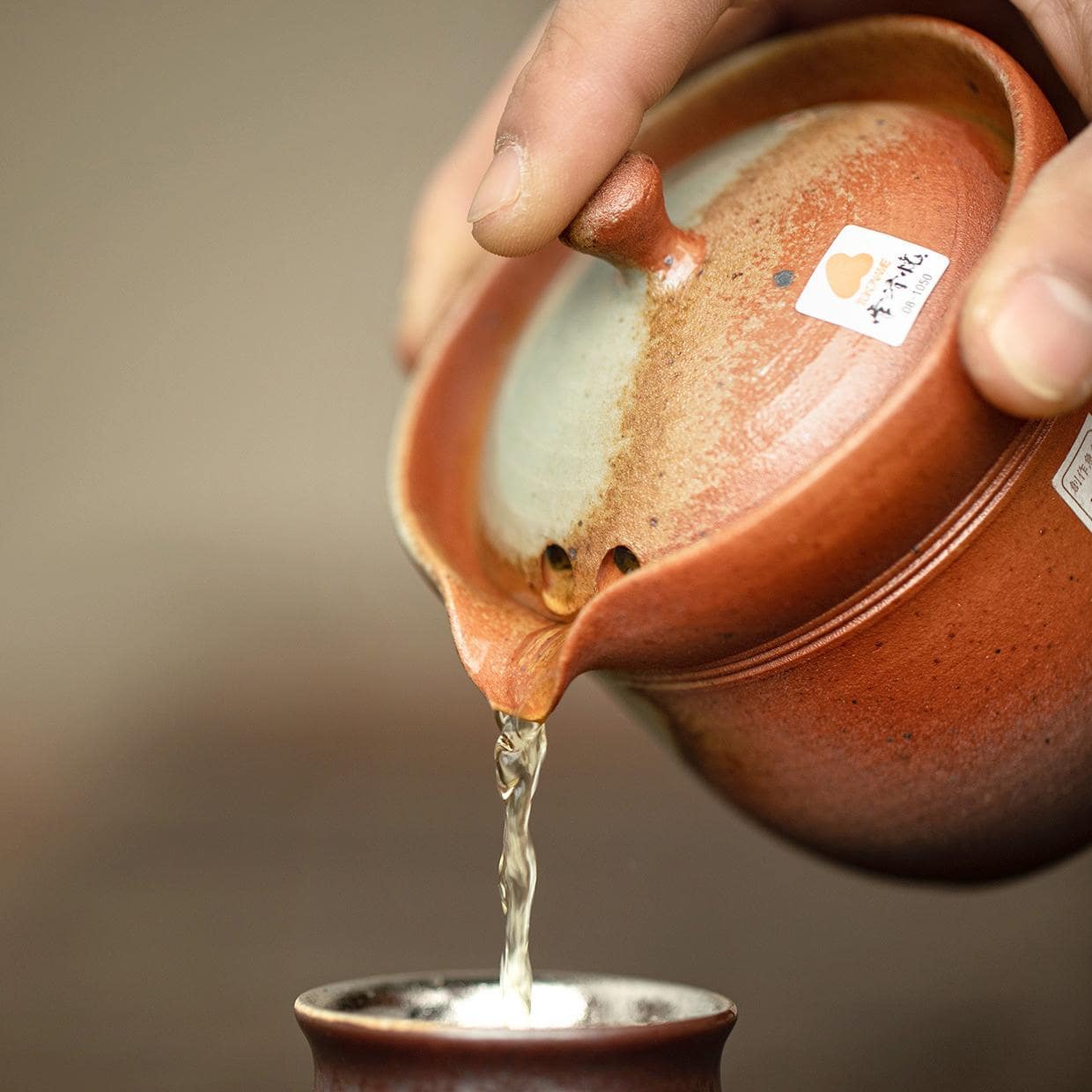 Tokoname teapot displayed with its elegant packaging