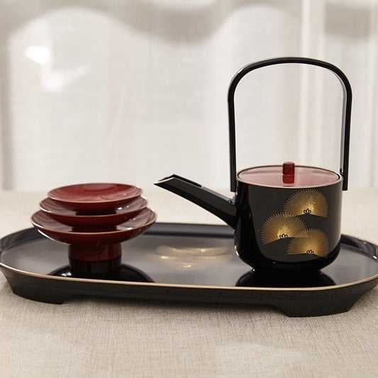 Elegant and sophisticated tea set for home or gatherings.