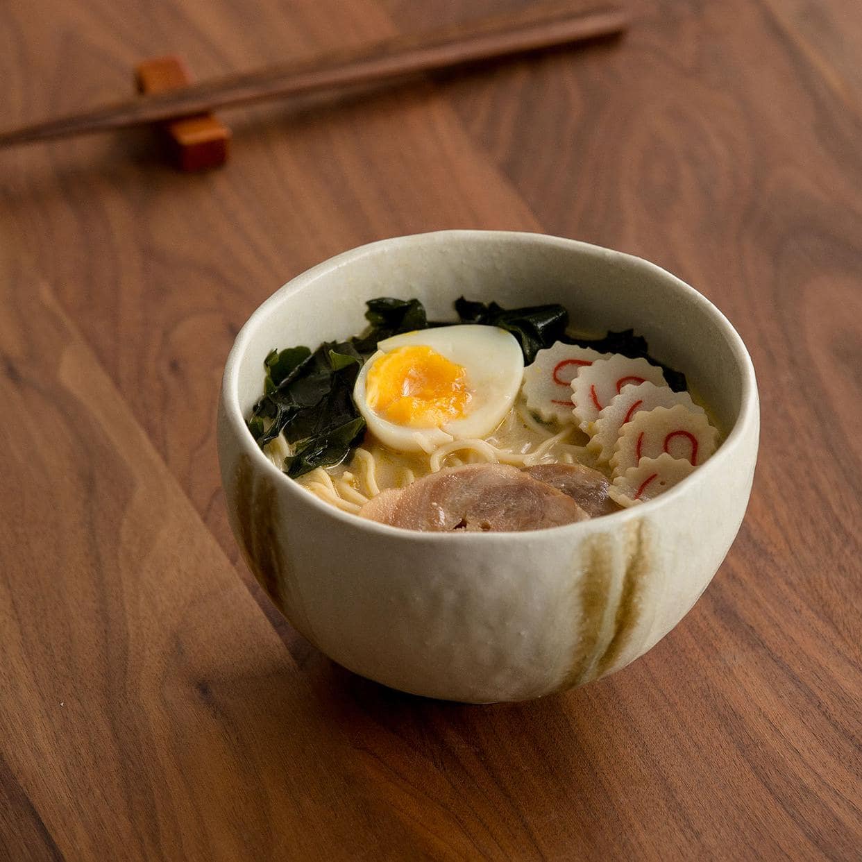 Unique speckled ceramic bowl for modern tableware.