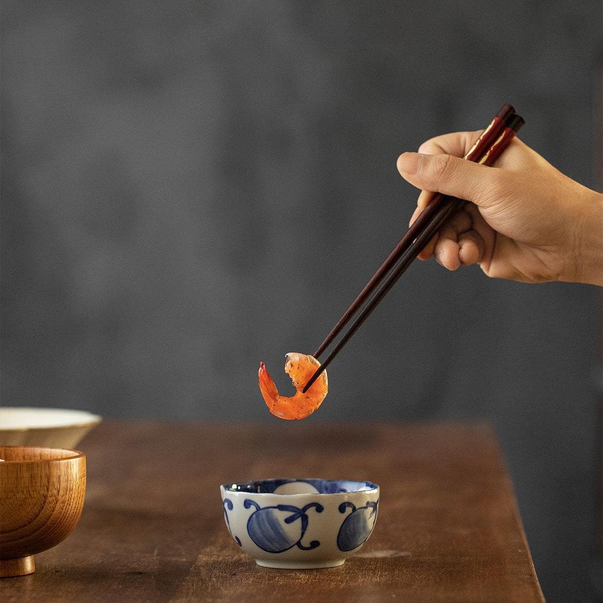 Premium chopstick set displayed with stylish rests