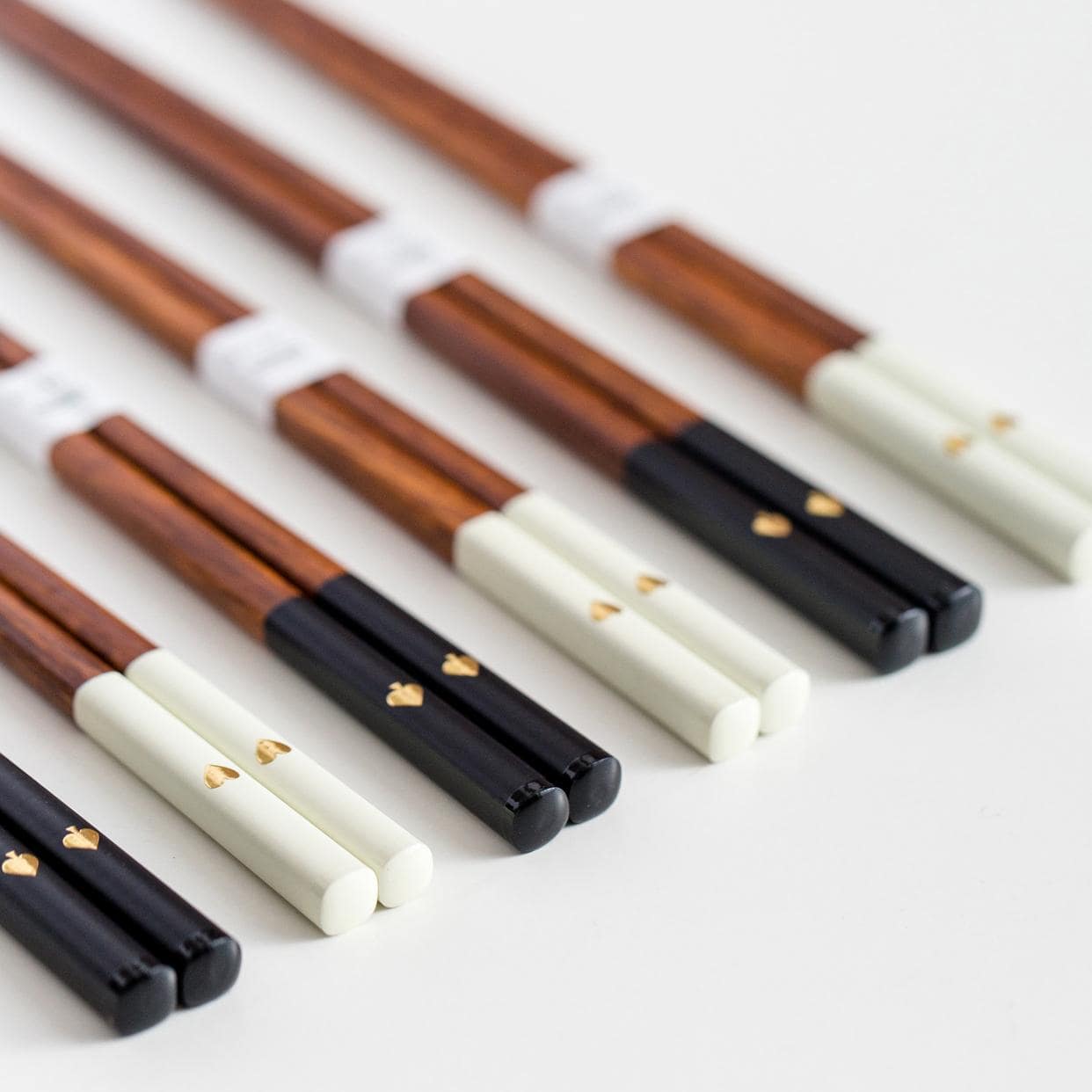 Elegant chopsticks paired with Japanese-style dishware