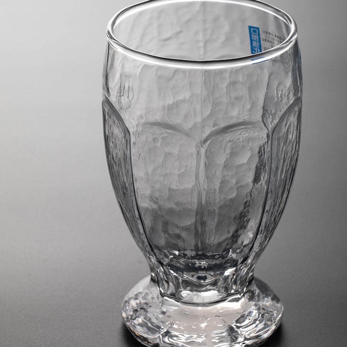 Durable high-quality textured glass cup