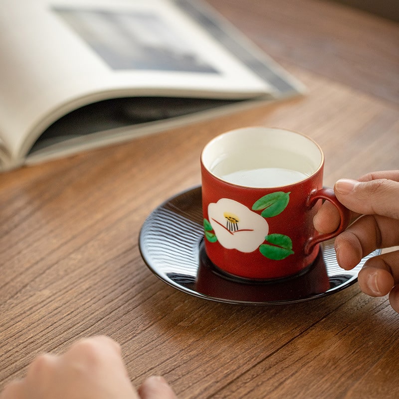 Japanese couple gift set featuring Treasure Kiln ceramic cups.