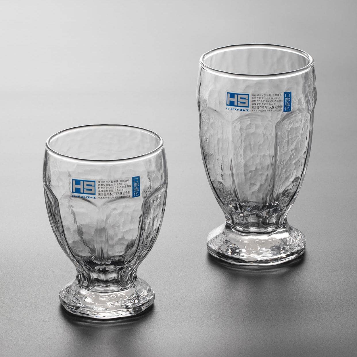 Durable high-quality textured glass cup