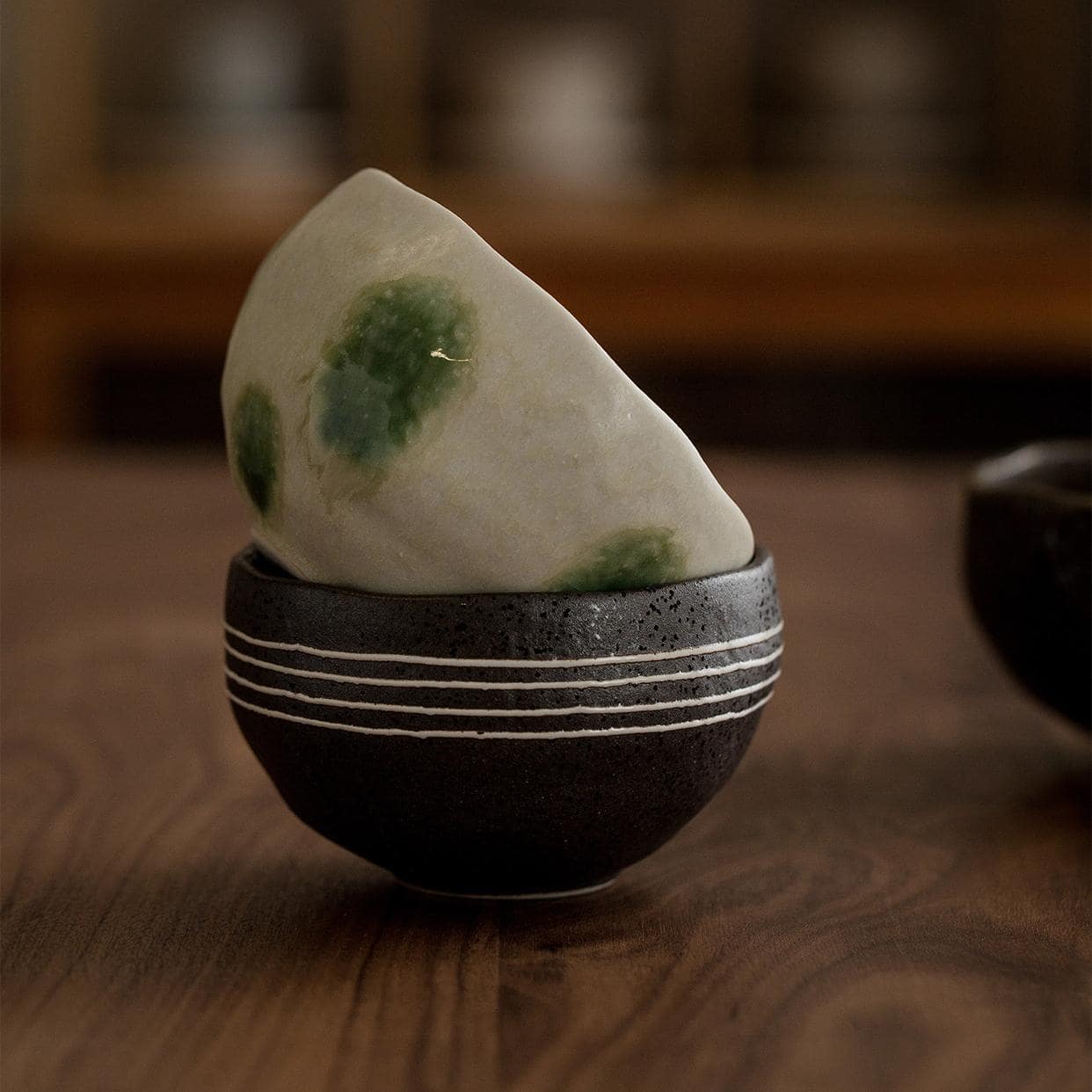 Handcrafted ceramic bowls with unique designs