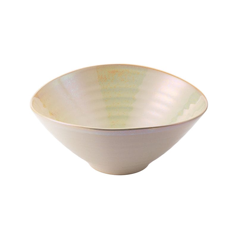 Artisan ceramic bowl with glossy finish