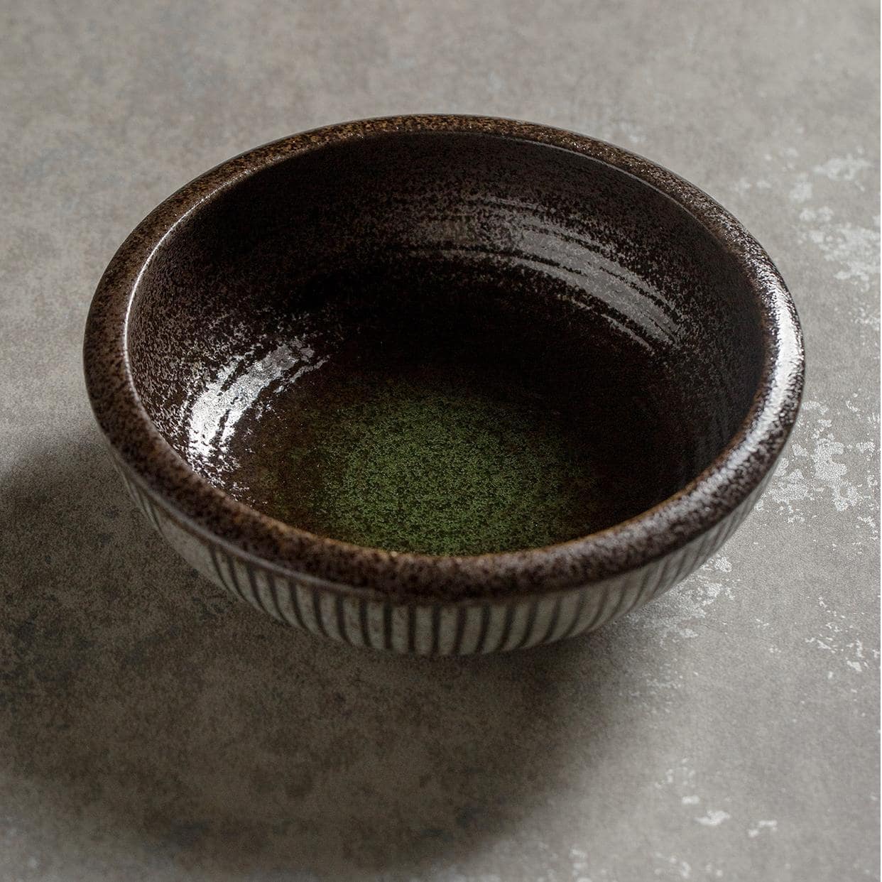 Modern ceramic deep bowl on display for dining