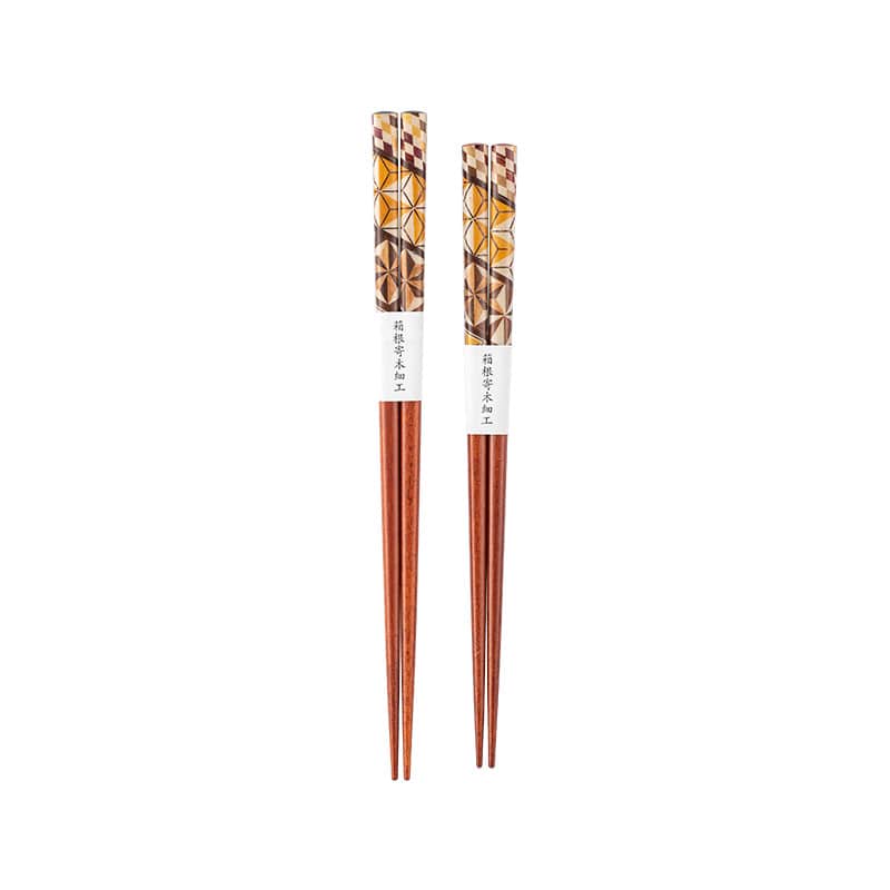 Beautifully lacquered chopsticks with intricate designs