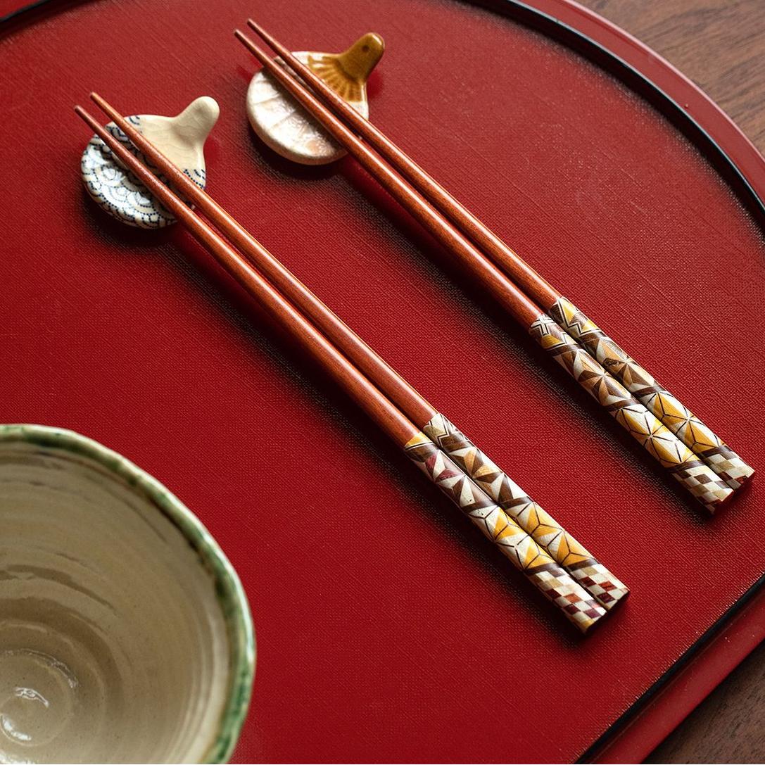 Artisan chopsticks in an elegant gift box